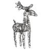 Christmas Decoration Reindeers & Sleighs - 320 LEDs Warm White