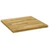 Solid Oak Wood Table Top - 80x80 cm | Hipo Market