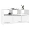 Stylish White TV Cabinet - 102x37.5x52.5 cm | Hipo Market