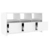 Stylish White TV Cabinet - 102x37.5x52.5 cm | Hipo Market