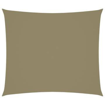 Sunshade Sail Rectangular 2.5x3 m Beige - Outdoor Protection