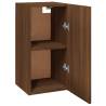 Stylish Brown Oak TV Cabinets - 2 Pcs - Modern Design