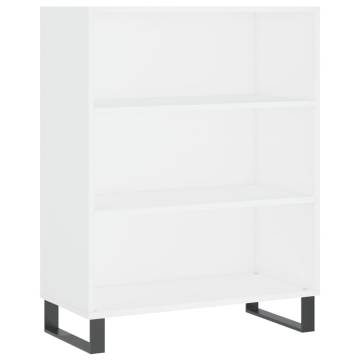 Stylish Highboard White 69.5x34x180 cm - Durable Storage Solution