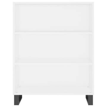 Stylish Highboard White 69.5x34x180 cm - Durable Storage Solution