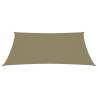 Sunshade Sail Oxford Fabric 5x7 m Beige - Durable Outdoor Shade