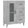 Stylish Highboard Concrete Grey - 69.5x34x180 cm | Hipomarket