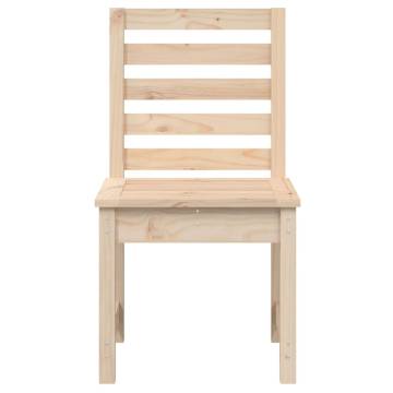 Garden Chairs 2 pcs Solid Pine Wood - Elegant Outdoor Seating