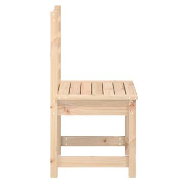 Garden Chairs 2 pcs Solid Pine Wood - Elegant Outdoor Seating