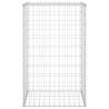 Gabion Wall with Covers - Galvanised Steel 60x50x100 cm