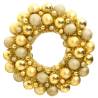 Christmas Wreath Gold 45 cm Polystyrene Colour gold Quantity in Package 1 