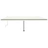 Freestanding Manual Retractable Awning 600x300 cm - Cream