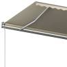 Freestanding Manual Retractable Awning 600x300 cm - Cream