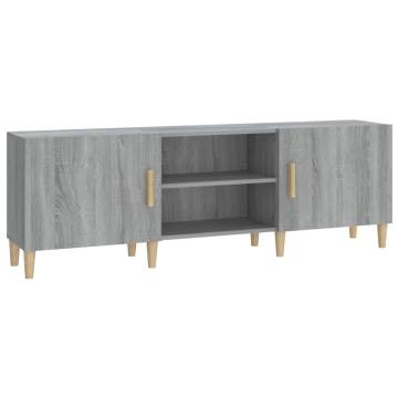 Stylish Grey Sonoma TV Cabinet - 150x30x50 cm | HipoMarket