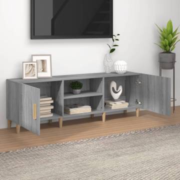 Stylish Grey Sonoma TV Cabinet - 150x30x50 cm | HipoMarket