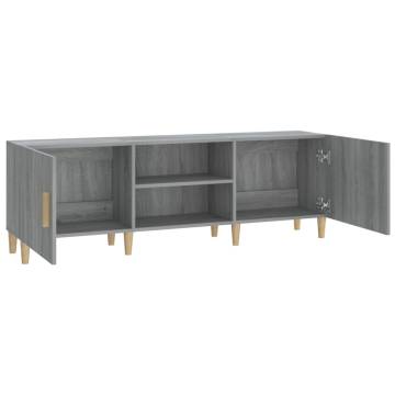 Stylish Grey Sonoma TV Cabinet - 150x30x50 cm | HipoMarket