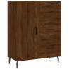 Stylish Highboard Brown Oak - 69.5x34x180 cm | Hipomarket