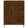 Stylish Highboard Brown Oak - 69.5x34x180 cm | Hipomarket