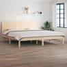 Bed Frame Solid Wood 180x200 cm Super King Size Colour natural Size 180 x 200 cm 