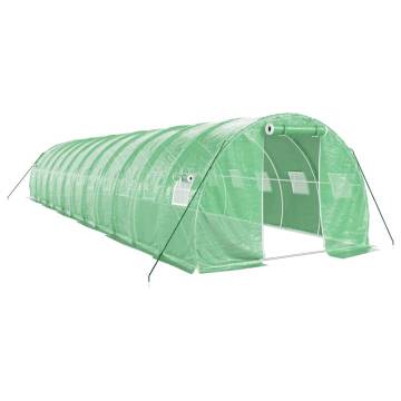 Greenhouse with Steel Frame - Durable 36 m² Space for Plants