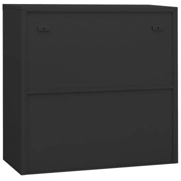 Stylish Office Cabinet with Planter Box - 90x40x113 cm Anthracite