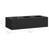 Stylish Office Cabinet with Planter Box - 90x40x113 cm Anthracite