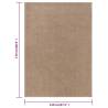 Rug Short Pile 120x170 cm Brown | Elegant Home Decor