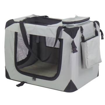 @Pet Dog Crate 70x52x50 cm - Safe & Comfortable Transport