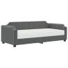 Versatile Daybed with Mattress - Dark Grey 90x190 cm