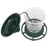 Bird Feeders 3 pcs Dark Green - Perfect for Your Garden