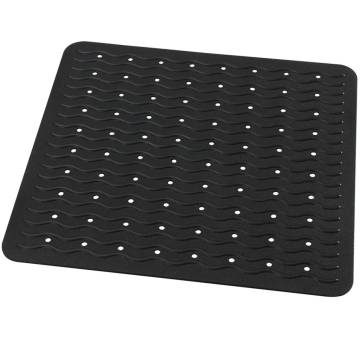 RIDDER Non-Slip Shower Mat Playa 54x54 cm Black - Safe & Stylish