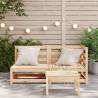 Garden Sofa 2-Seater Solid Wood Pine | Hipomarket UK