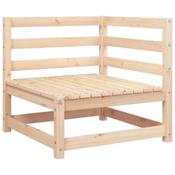 Garden Sofa 2-Seater Solid Wood Pine | Hipomarket UK