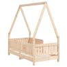 Kids Bed Frame 70x140 cm - Solid Wood Pine | HipoMarket