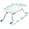 RIDDER Bathtub Seat/Footstool Eco White - Safe & Reliable