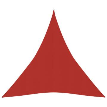 HDPE Sunshade Sail 160g Red 5x6x6m - Outdoor Shelter