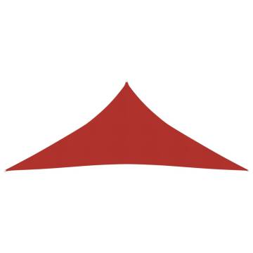 HDPE Sunshade Sail 160g Red 5x6x6m - Outdoor Shelter