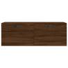 Brown Oak Wall Cabinet 100x36.5x35 cm - Stylish Storage Solution