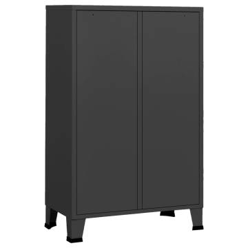 Industrial Wardrobe Anthracite 67x35x107 cm | Durable Steel Storage