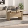 Coffee Table Sonoma Oak 80x50x42.5 cm Engineered Wood Colour sonoma oak Quantity in Package 1 