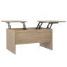 Coffee Table Sonoma Oak 80x50 cm - Stylish Engineered Wood