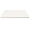 Table Top White 90x90 cm - Solid Pine Wood Square Design