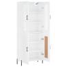 Highboard High Gloss White - Stylish Storage Solution