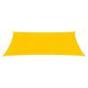 Yellow Sunshade Sail 2.5x4m - HDPE Shelter for Outdoor Spaces