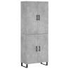 Highboard Concrete Grey - Stylish Engineered Wood Storage