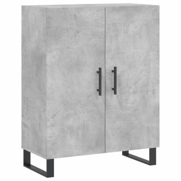 Highboard Concrete Grey - Stylish Engineered Wood Storage