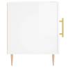 Stylish Bedside Cabinets - High Gloss White - 2 pcs - 40x40x50 cm