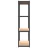 4-Layer Shelves Set - Anthracite Steel & Engineered Wood