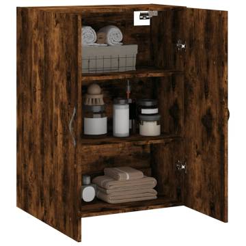 Wall Mounted Cabinet Smoked Oak - Elegant Storage Solution