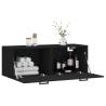 Black Wall Cabinet 100x36.5x35 cm | Stylish Storage Solution