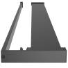 Shower Shelf for Walk-in Shower Wall - Black Aluminium 100cm